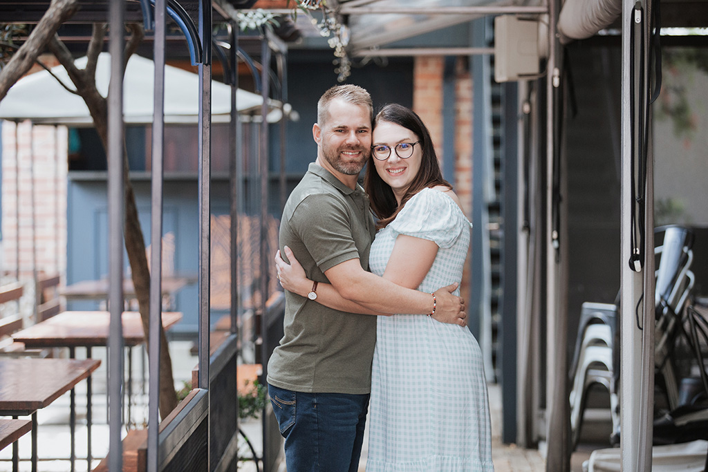 The Village Hazelwood engagement photoshoot 15