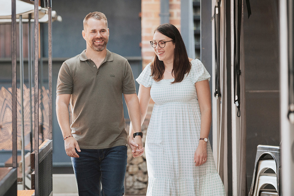 The Village Hazelwood engagement photoshoot 17