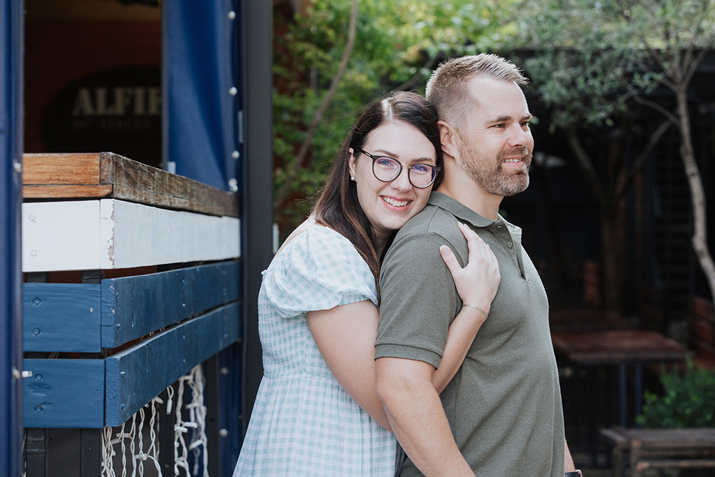 The Village Hazelwood engagement photoshoot 26