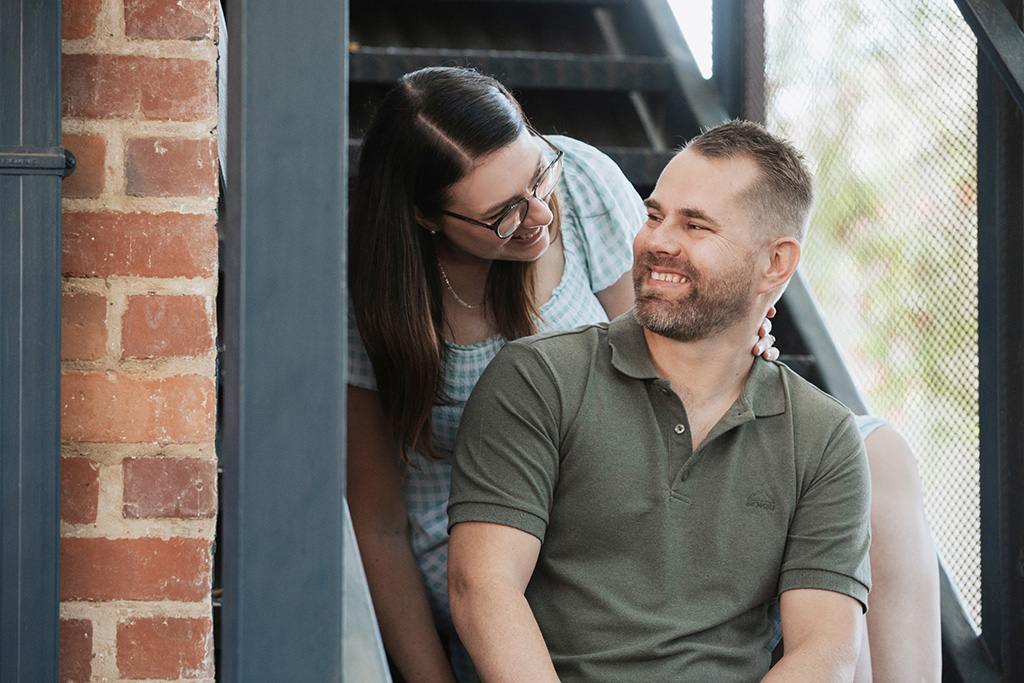 The Village Hazelwood engagement photoshoot 63